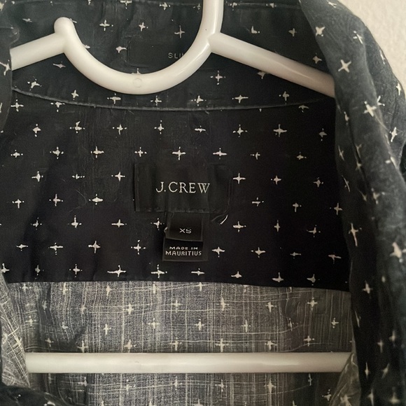 Navy XS J Crew Button Up - Picture 2 of 4